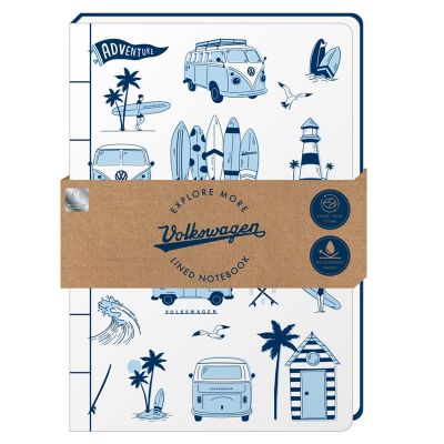 Volkswagen VW T1 Campervan Notepad Notebook A5