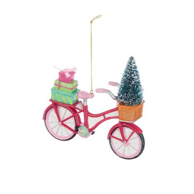 Bicycle Resin Christmas Tree Decoration - Floralsilk