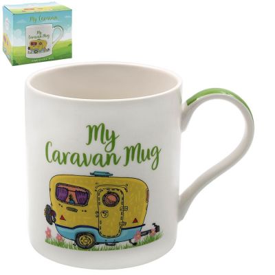 My Caravan Mug Fine China Novelty Mug - Boxed - Lesser & Pavey