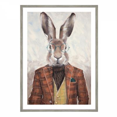 Hartley - Hare - 70cm Wall Art Framed - Adelene Fletcher