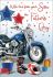 Father's Day Card - From your Son - Motorbike - Regal