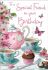 Birthday Card - Special Friend - Tea For Two Teapot - Regal