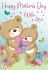 Mother's Day Card - Mum With Love - Cute Teddies - Regal