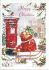 Boxed Christmas Cards - 24 Cards 8 Designs - Postbox Xmas at Home - Ling Design