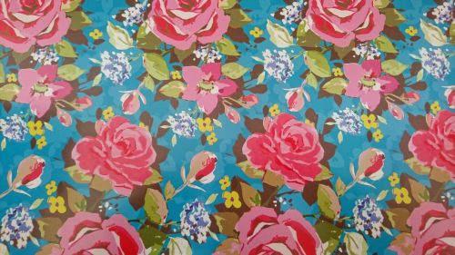 Roses Gift Wrapping Paper Sheet 
