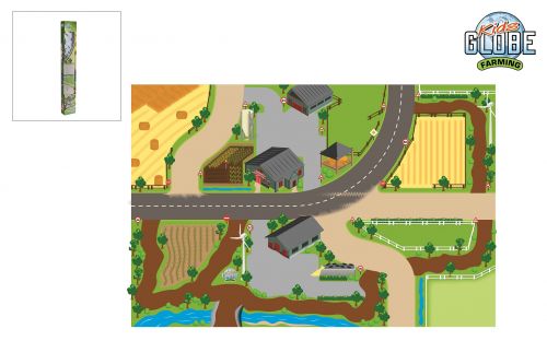 Farm Play Mat - 150cm x 100cm - Kids Globe V050347