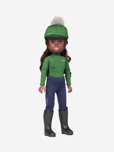 Lemieux Toy Rider Maya Figure - Hunter Green Outfit - Toy Pony Horse Rider
