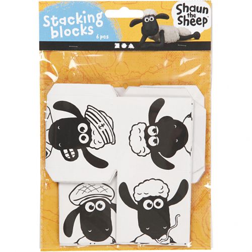 Shaun The Sheep - Stacking Blocks - Creative Colour In