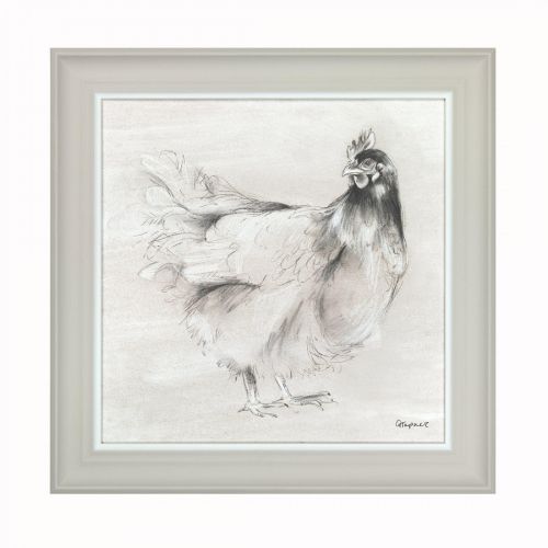 Matilda Chicken Hen - Wall Art Print Framed - Gracie Tapner