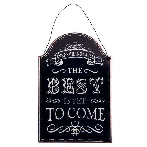 Metal Quote Board - 'The Best Is Yet To Come