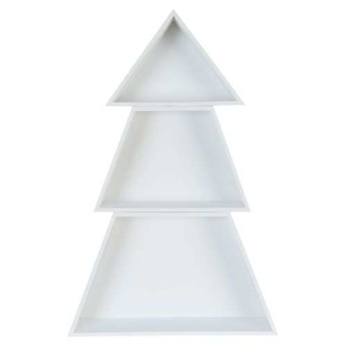 Wooden Tree Shelf - White - Clayre & Eef