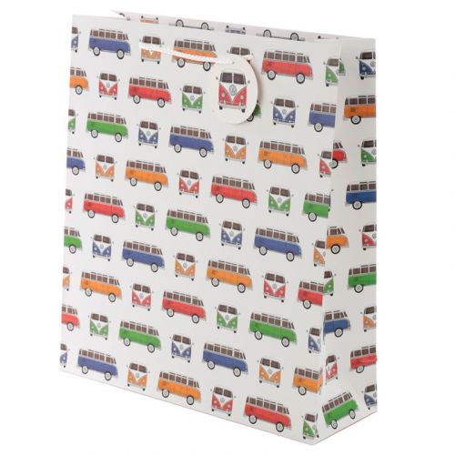 Volkswagen VW T1 Campervan X Large Gift Bag - 40 x 35 x 12cm