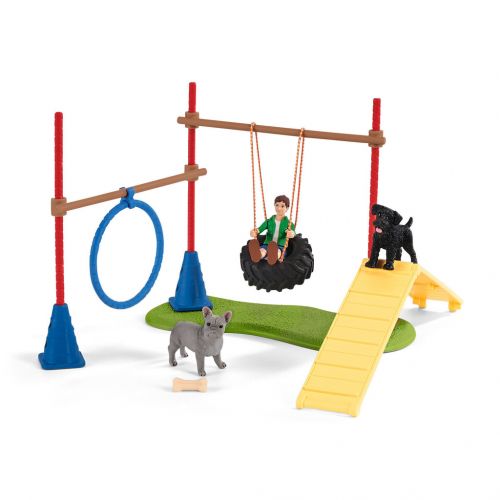 Puppy Dog Agility Training - Farm World - Schleich - 42536