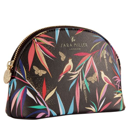 Sara Miller - Cosmetic Small Make Up Bag - London Bamboo Black