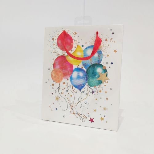 Balloons Design Gift Bag - Medium 25cm x 21.5cm x 10cm