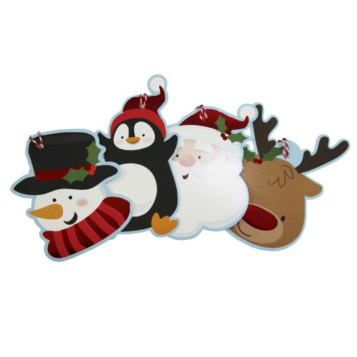 Christmas Characters Gift Wrapping Foil Gift Tags - 12 Pack - Eurowrap