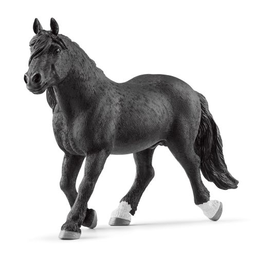 Noriker Black Stallion Horse Figure - Farm World - Schleich - 13958