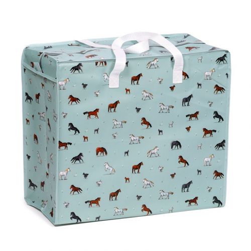 Willow Farm Horse Pony Design Extra Large Laundry Storage Bag