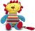 Lennie Lion Baby Rattle with Reversible Happy Sad Faces