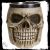 Grinning Skull Tankard Gothic 16cm - Nemsis Now