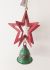 Christmas 3D Red Metal Star & Green Bell Decoration