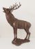 Stag Roaring Cold Cast Bronze Ornament - Frith Sculpture TM030