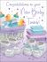 New Baby Twins Card - Congratulations Booties