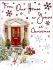 Christmas Card - Our House To Yours - Front Door - Glittered - Regal