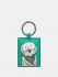 Leather Keyring Happy Hounds Martha English Sheepdog Dog - Yoshi
