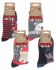 Christmas Novelty Socks Ladies Gift Set - 4 Animal Designs - Free Wreath Gift Bag