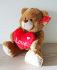 Valentine's Bear 40cm Soft Toy With Sweets & Chocolate - Gift Wrapped