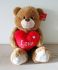 Valentine's Bear 40cm Soft Toy With Sweets & Chocolate - Gift Wrapped