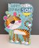 Birthday Card - Boy Kids - Son Tiger - Glitter Die-cut - Little Darlings