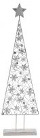 White Wire Christmas Tree with Bells Christmas Decoration