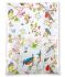 Garden Birds in Blossom Wrapping Paper 2 Sheets & Tags - Arty Penguin
