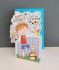 Birthday Card - Boy Kids - Grandson Football - Glitter Die-cut - Little Darlings 