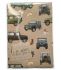 4x4 Defender Land Rover Wrapping Paper Sheets & Tags - Arty Penguin