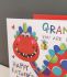 Fathers Day Card - Grandad Dinosaur - 3D Googly Eyes - Eye Eye