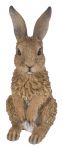 Young Hare Standing - Lifelike Garden Ornament - Indoor or Outdoor - Real Life Vivid Arts
