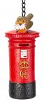 Hanging Mini Robin & CR King Charles Letterbox Ornament - Indoor or Outdoor Vivid Arts