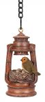 Vivid Arts Hanging Mini Robin Lantern Ornament - Indoor or Outdoor