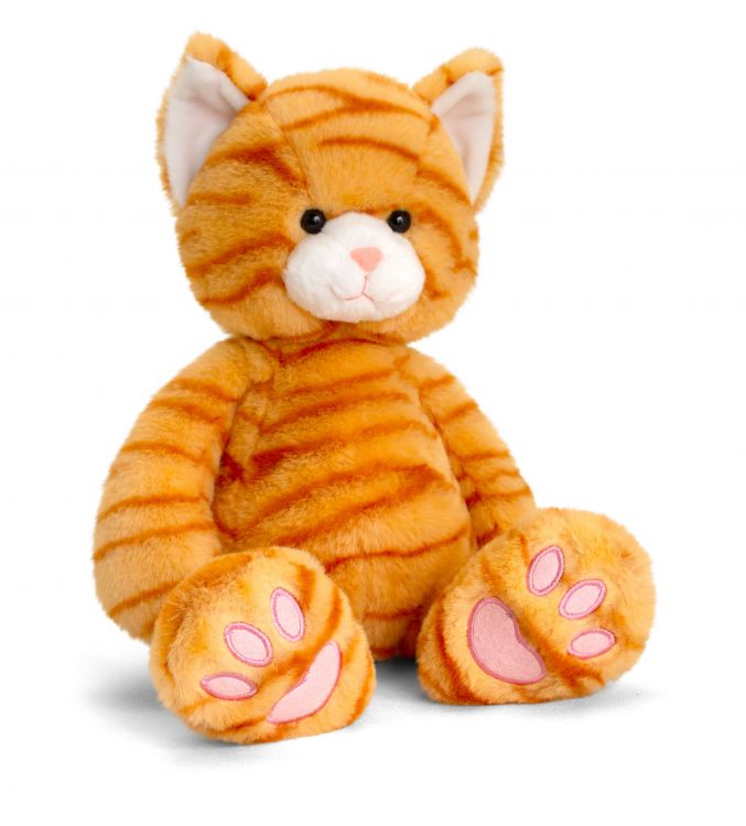 Love To Hug 2 Colours Keel NEW Tabby Cat Plush Soft Toy 25cm
