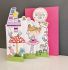 4th Birthday Card - Girl Kids - Fairy - 3 Fold Glitter Die-cut - Whippersnappers