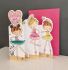 Birthday Card - Girl Kids - Ballerina - 3 Fold Glitter Die-cut - Whippersnappers