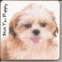 Shih Tzu Dog or Puppy Coaster - Dog Lovers - 3 Designs 