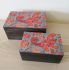 Indian Style Decorative Wooden Boxes Set of 2 - Blue