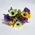 Anemone Artificial Bunch Flowers - 9 flowers - 6 Colours - Sincere