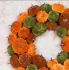 Velvet Pumpkin Wreath - 46cm - Autumn - Floralsilk