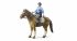Policeman Figure & Horse Mounted Police - Bruder 62507 Scale 1:16