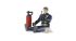 Fireman Figure & Accessories - Bruder 60100 Scale 1:16